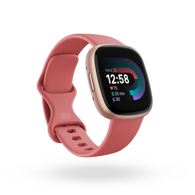 Fitbit Versa 4 Smartwatch Pink Sand / Copper Rose Aluminium 1 S