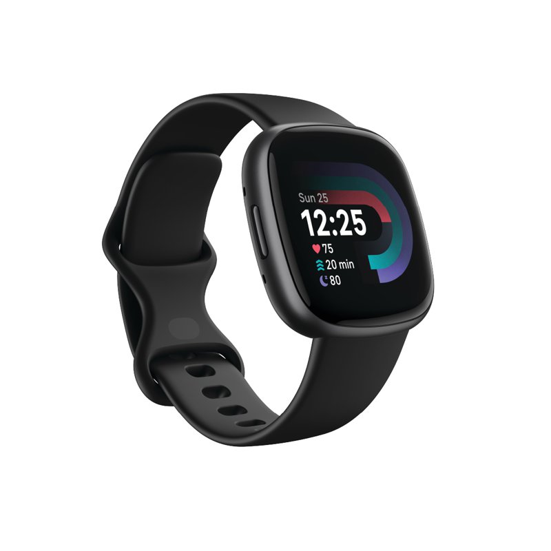 Fitbit Versa 4 Smartwatch - Black / Graphite Aluminium 1 S