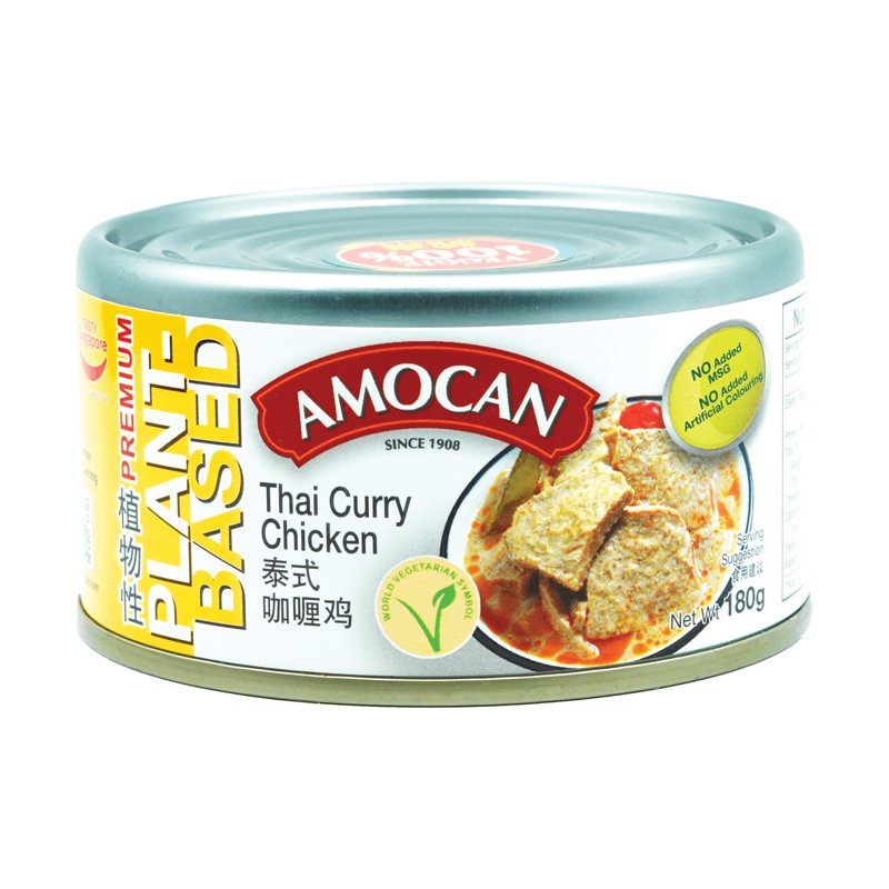 AMOCAN Plant Based Thai Curry Chicken