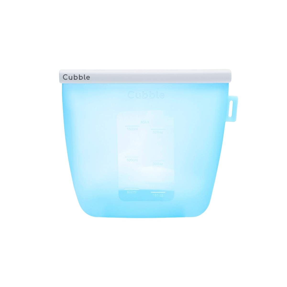 Cubble Silicone Storage Bag for Breast Pump - Blue
