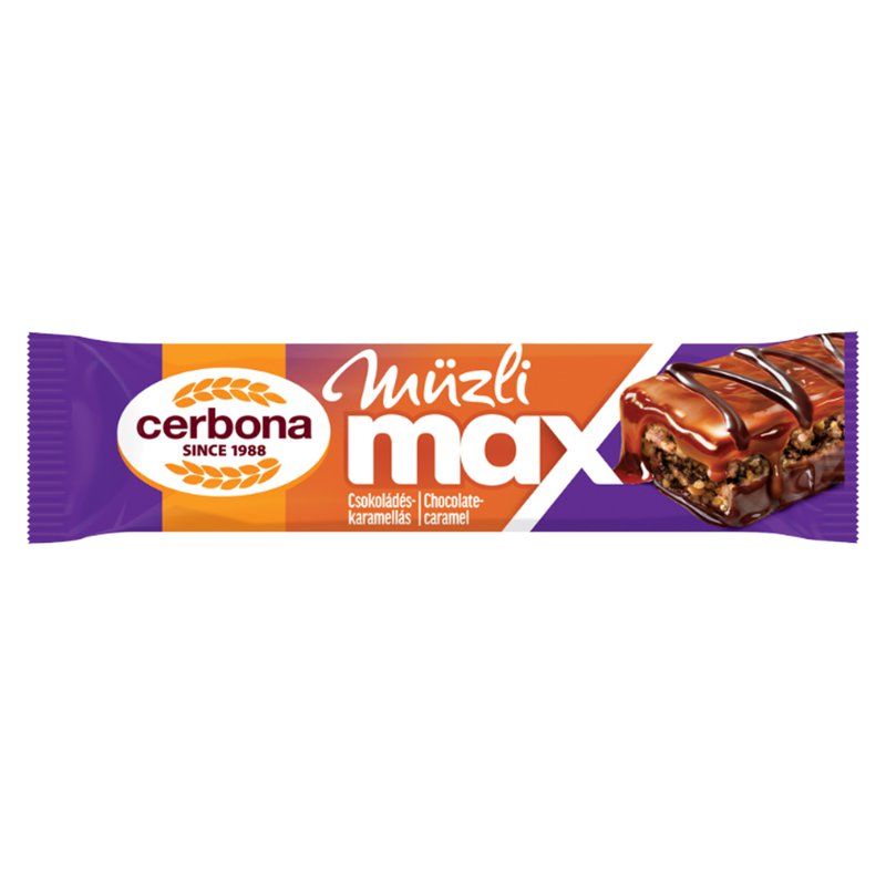 Cerbona Muesli Max Bar - Chocolate Caramel
