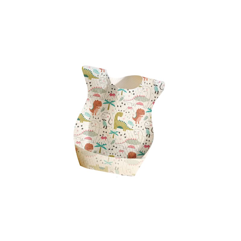 CozyNest Disposable dino bibs 10 S