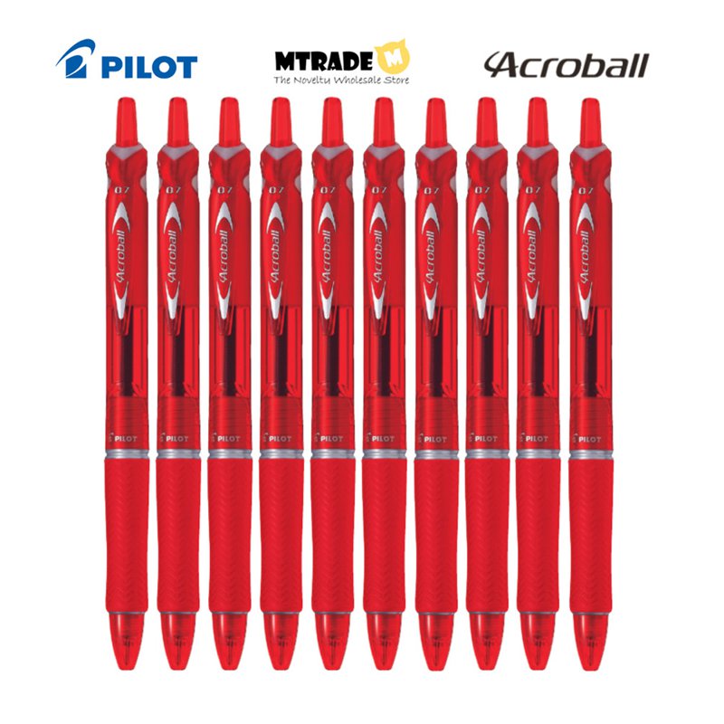 Pilot Acroball Pen 0.7mm (Red Ink) BAB-15F-RR 10 S
