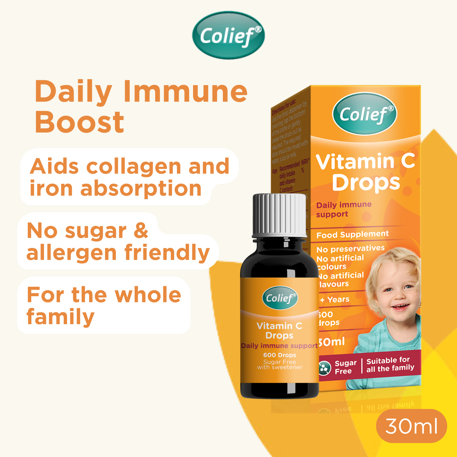 Colief Vitamin C Drops 30 ML