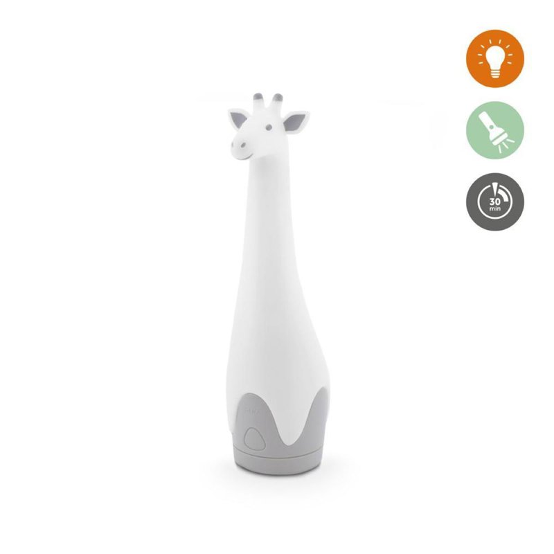 Zazu Gina the Giraffe Torch and Nightlight - Grey