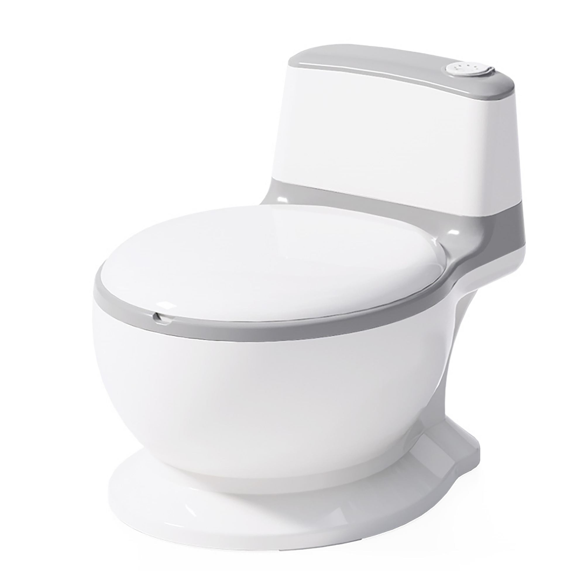 Lucky Baby Mini Toilet Potty with Sound - Grey 1 S