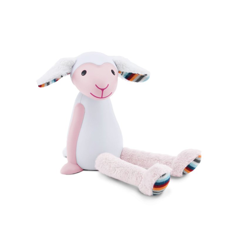 Zazu Fin the Sheep, Nightlight with Auto Shut Off - Pink