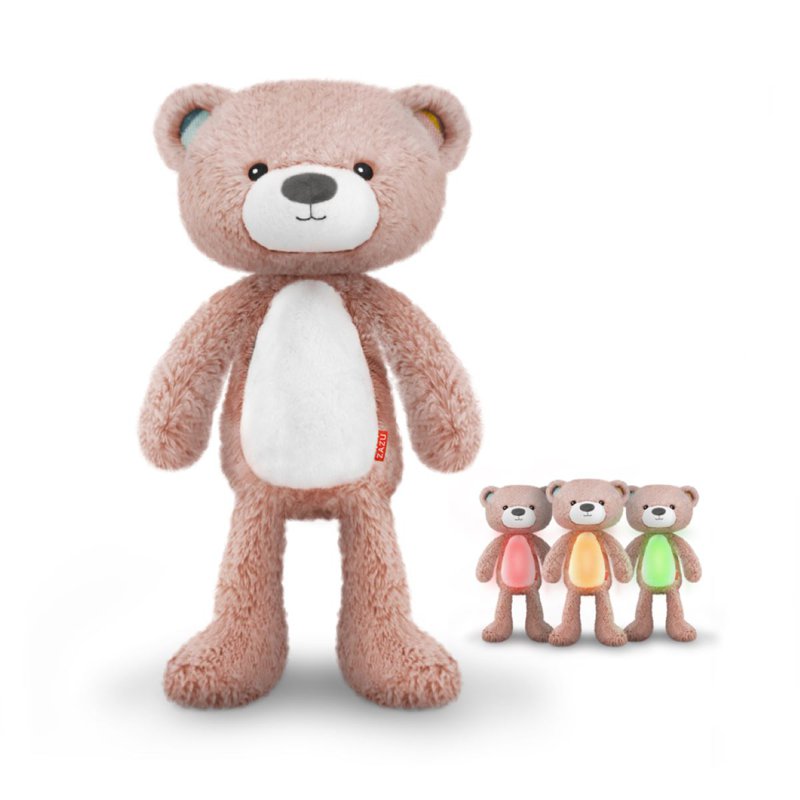 Zazu Brody the Bear Sleeptrainer with Nightlight - Pink