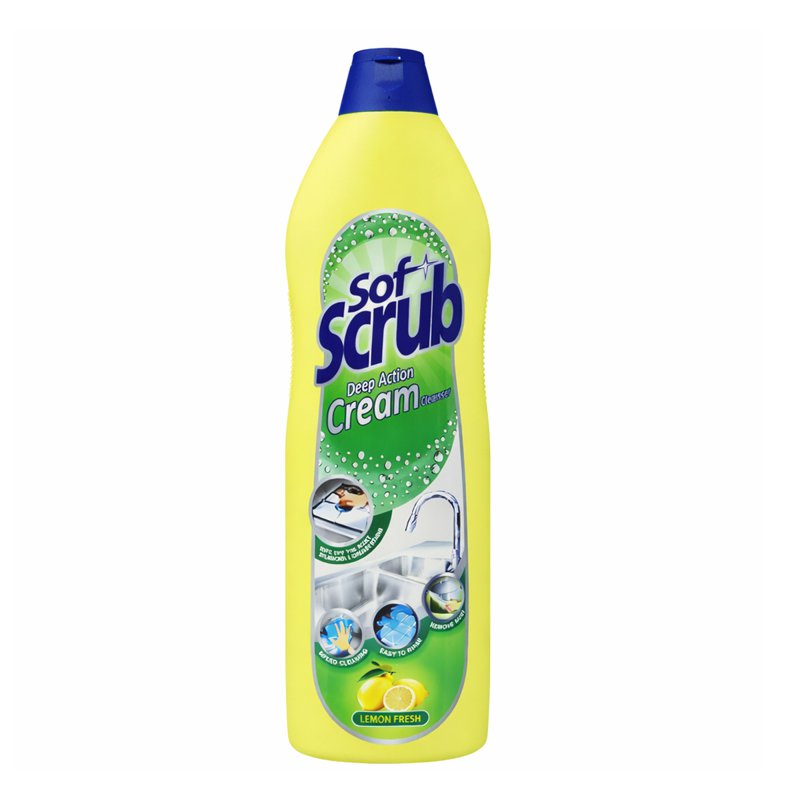 Soft Scrub Deep Action Cream Cleanser - Lemon