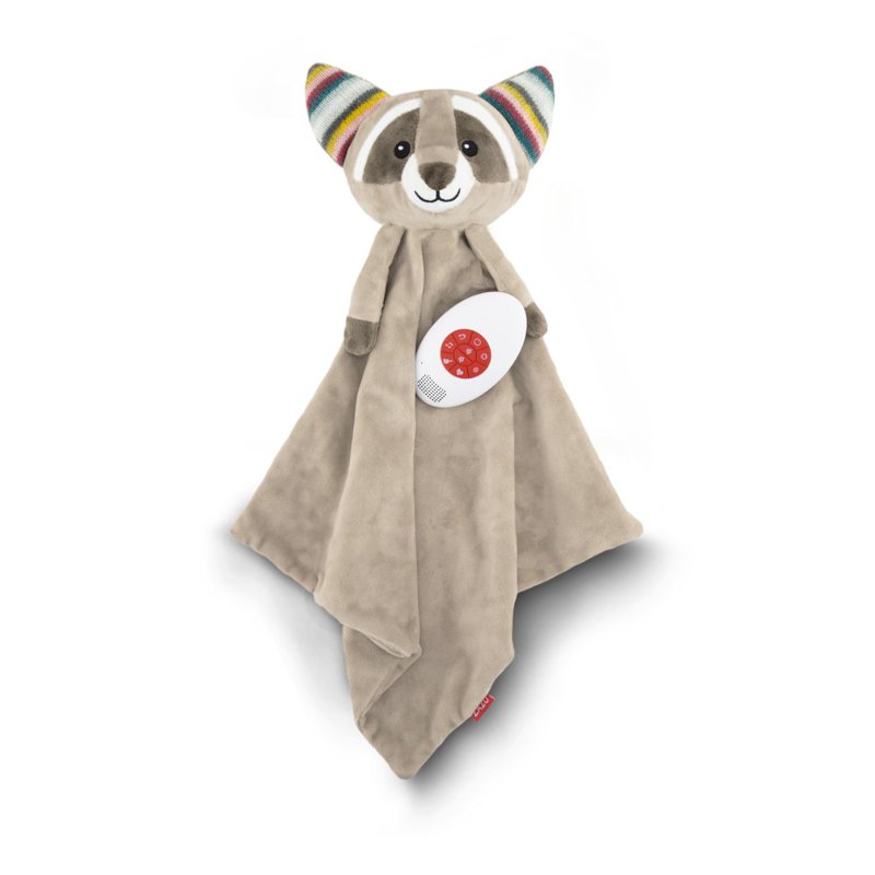 Zazu Comforter Soft Toy with Cry Sensor - Robin The Racoon