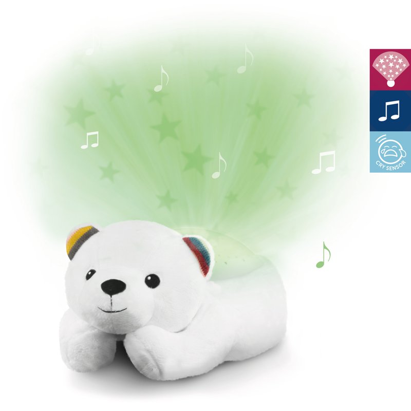 Zazu Star Projector with Soothing Sound- Polly the Polar Bear