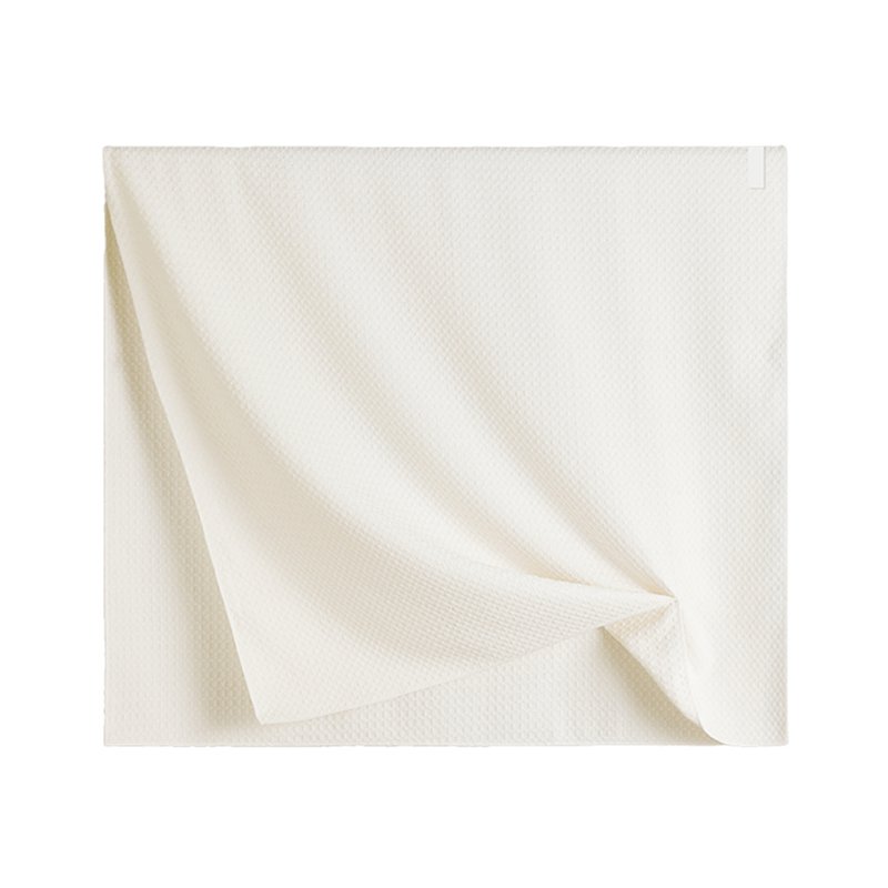 Sweet Home Candy Color Waffle Hair Drying Towel- White 1 S
