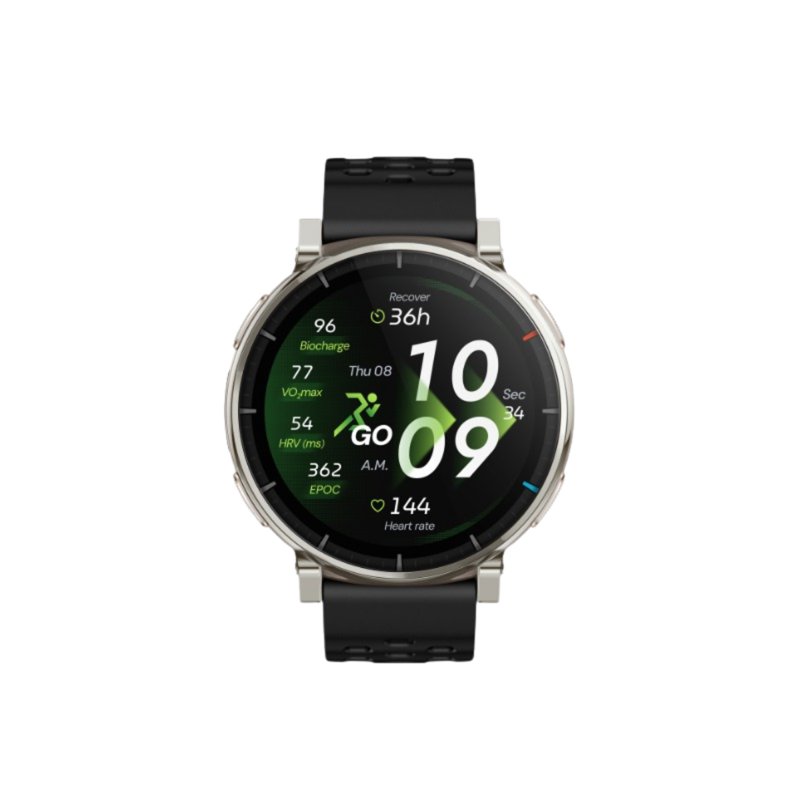Amazfit Active 3 Premium Smartwatch - Apex Silver 1 S