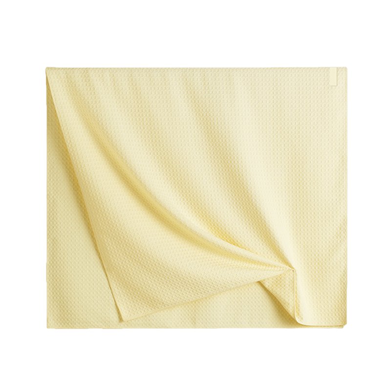 Sweet Home Candy Color Waffle Hair Drying Towel- Yellow 1 S