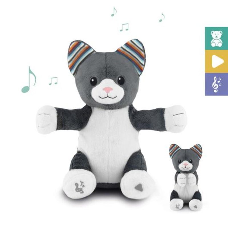Zazu Chloe Cat, Interactive Soft Toy with Clapping Hands