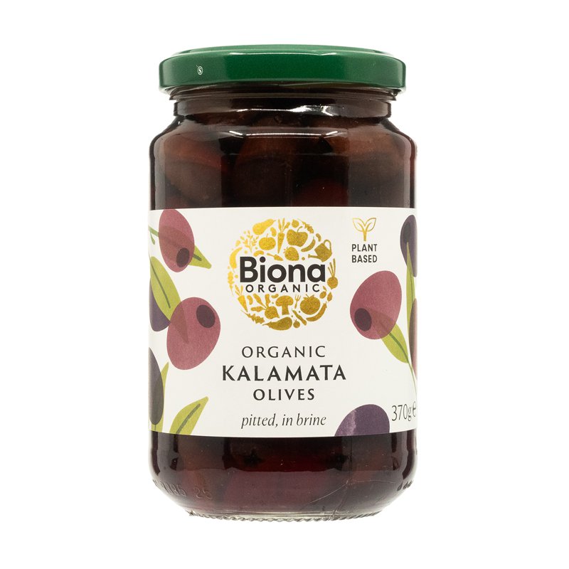 Biona Organic Kalamata Olives Pitted in Brine