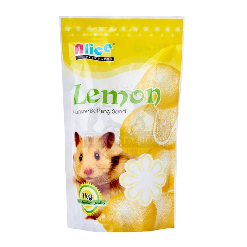 Alice Pets' Farm Hamster Bathing Sand - Lemon