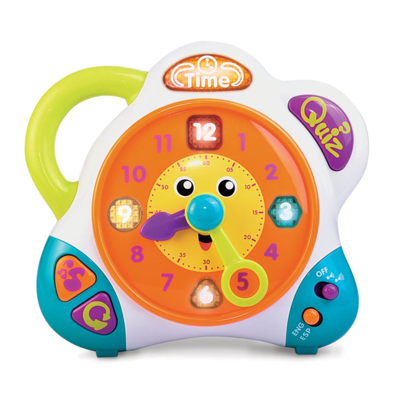 Hap-P-Kid Little Learner Bilingual Learning Clock-Eng/French 1 S