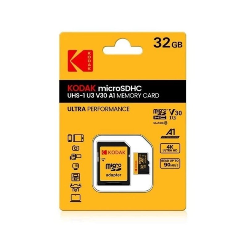 Kodak Memory Card 32gb SDHC UHS-I U3 A1 Micro SD Card 1 S