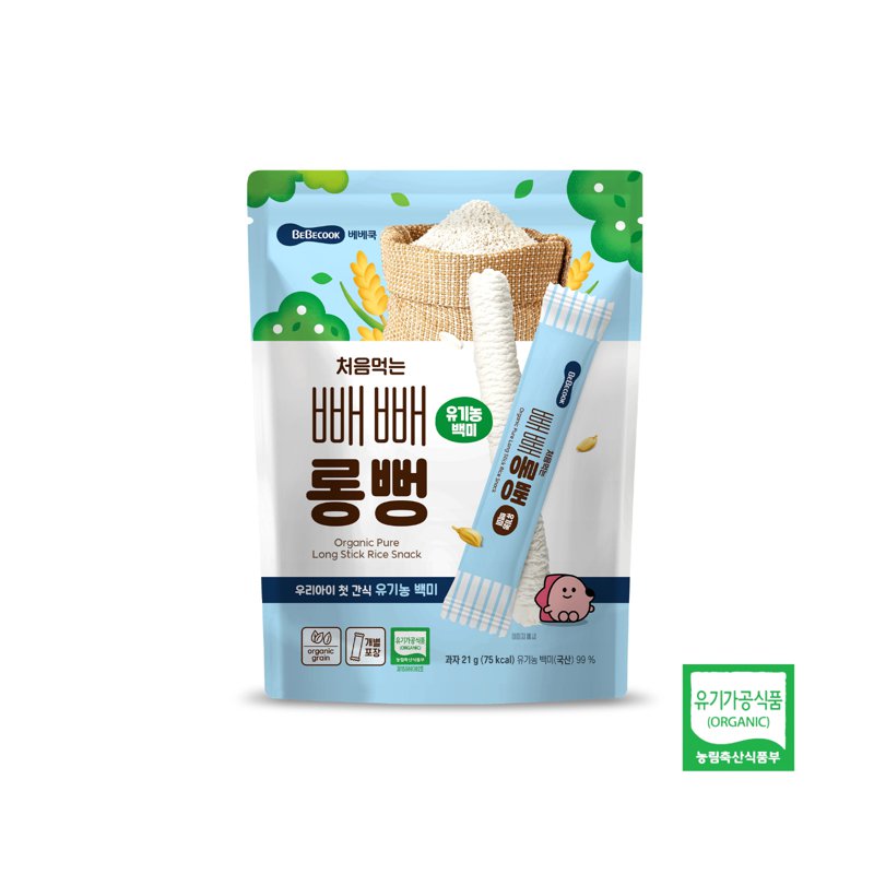 BeBecook Organic Pure Jumbo Rice Stick