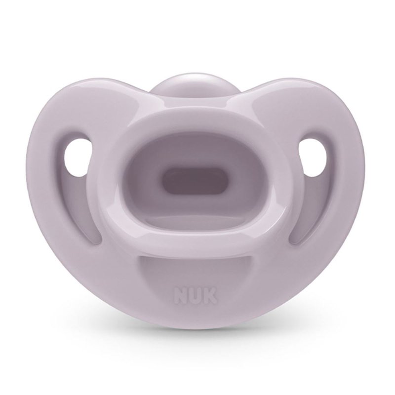 NUK Premium Choice Soft Soother Pacifier (0-6M)-Opaque Purple 1 S