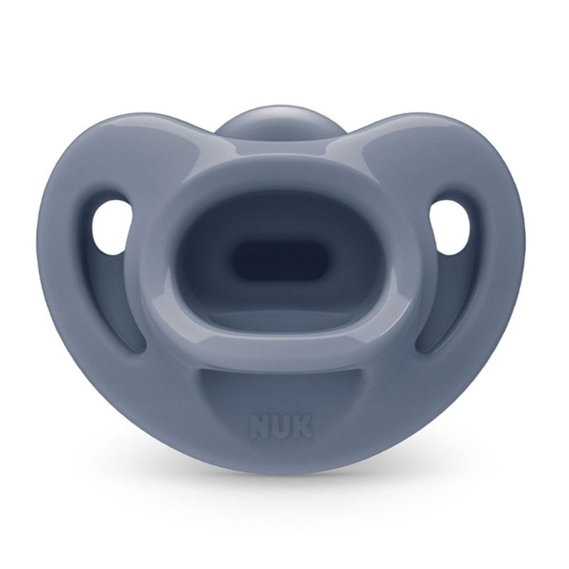 NUK Premium Choice Soft Soother Pacifier (0-6M) - Opaque Blue 1 S