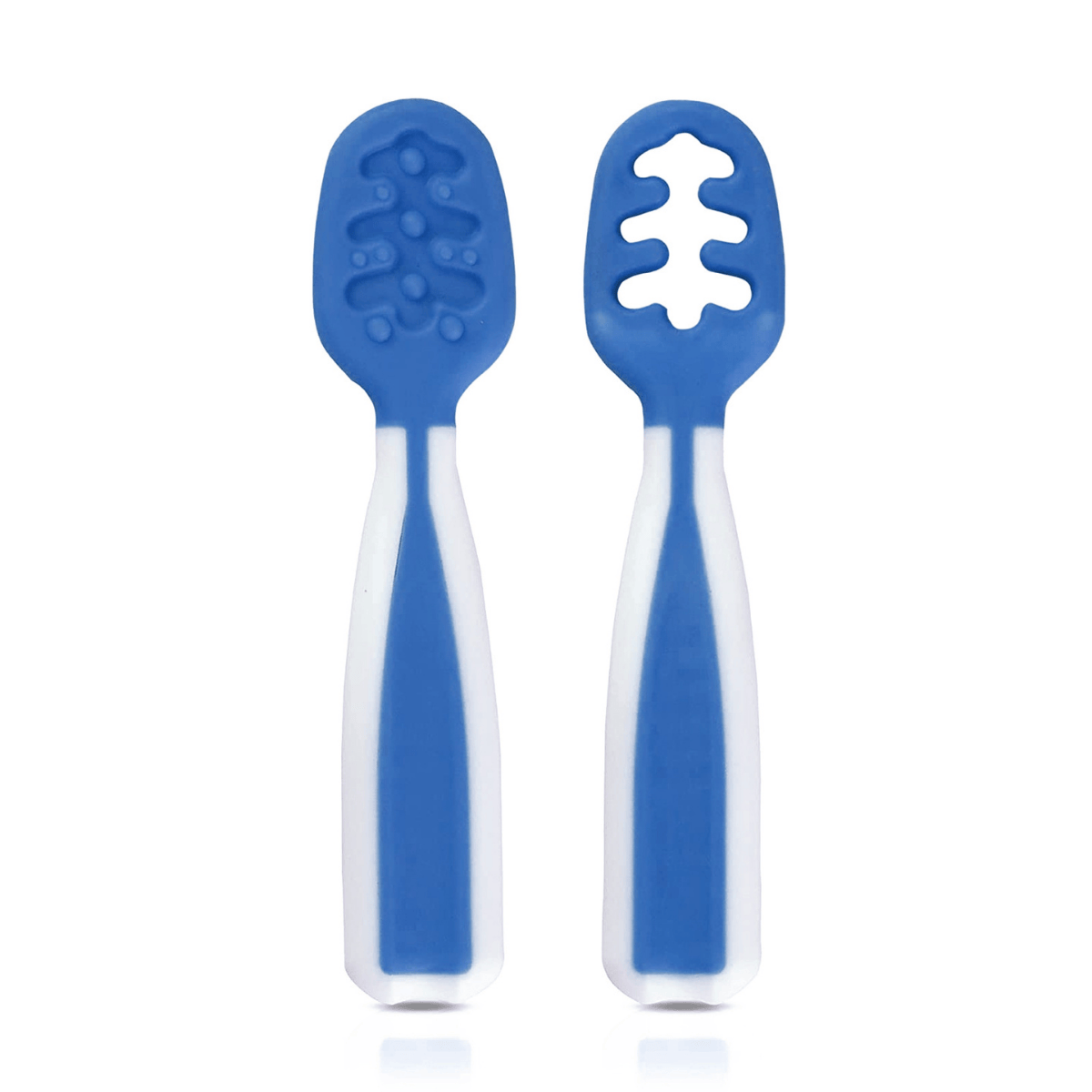 Cubble Baby Self-Feeding Pre-Spoon Set - Blue 1 S