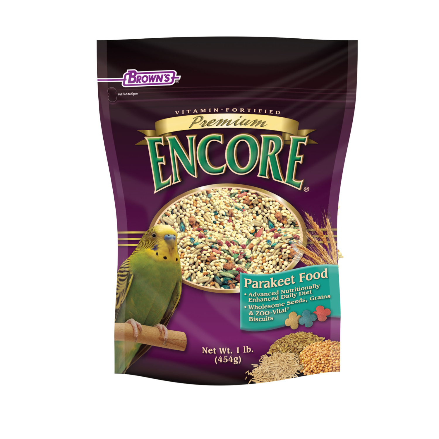 Brown's Encore Premium Parakeet Food