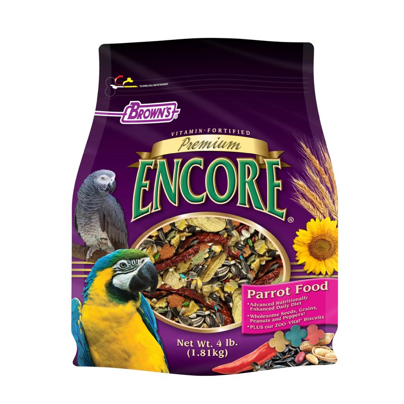 Brown's Encore Premium Parrot Food