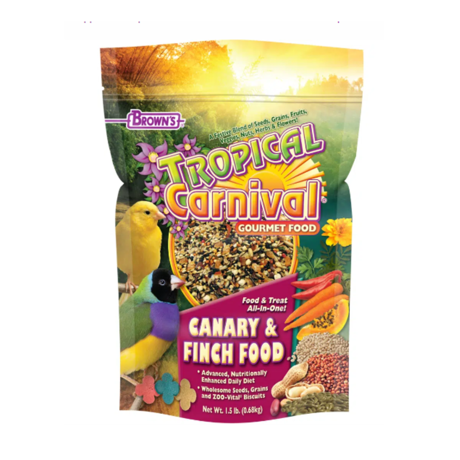 Brown's Tropical Carnival Canary & Finch Food