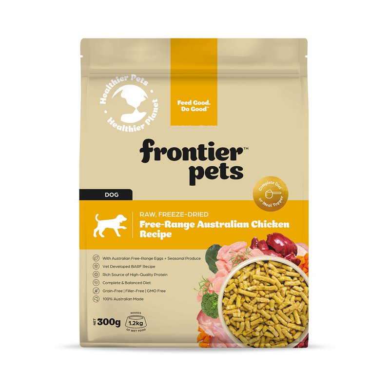 Frontier Free-Range Freeze-Dried Adult Dog Food - Raw Chicken