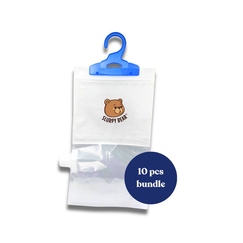 Slurpy Bear Refillable Hanging Dehumidifier Empty Bags 10 S