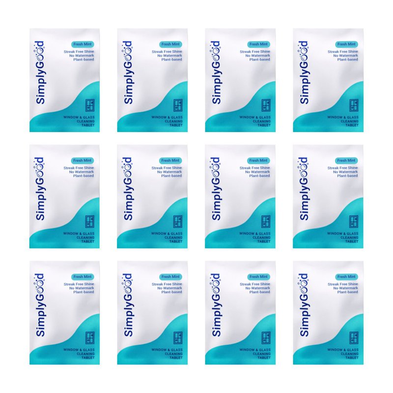 SimplyGood Window and Glass Cleaner Tablet 12 S