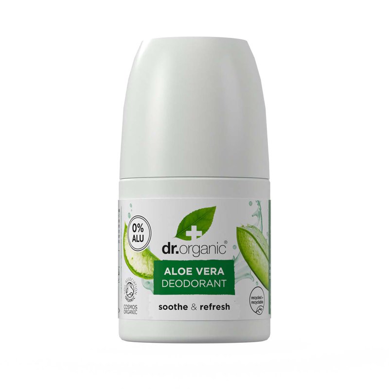 Dr. Organic Roll On Deodorant - Aloe Vera