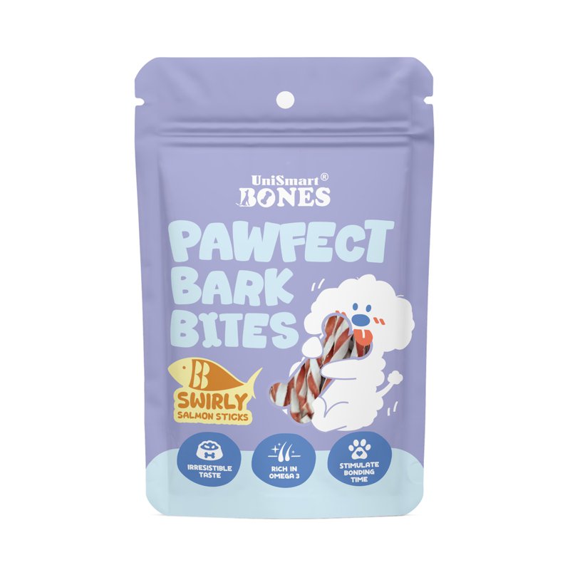 Unismart Bones Salmon Sticks - Swirly
