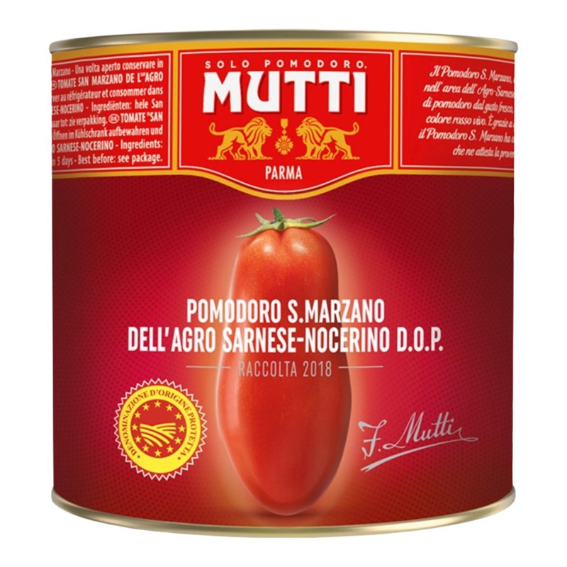 MUTTI Whole Peeled Tomatoes San Marzano Dop