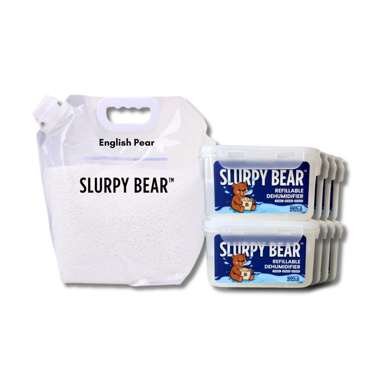Slurpy Bear Dehumidifier Refill Starter Pack - English Pear 1 S
