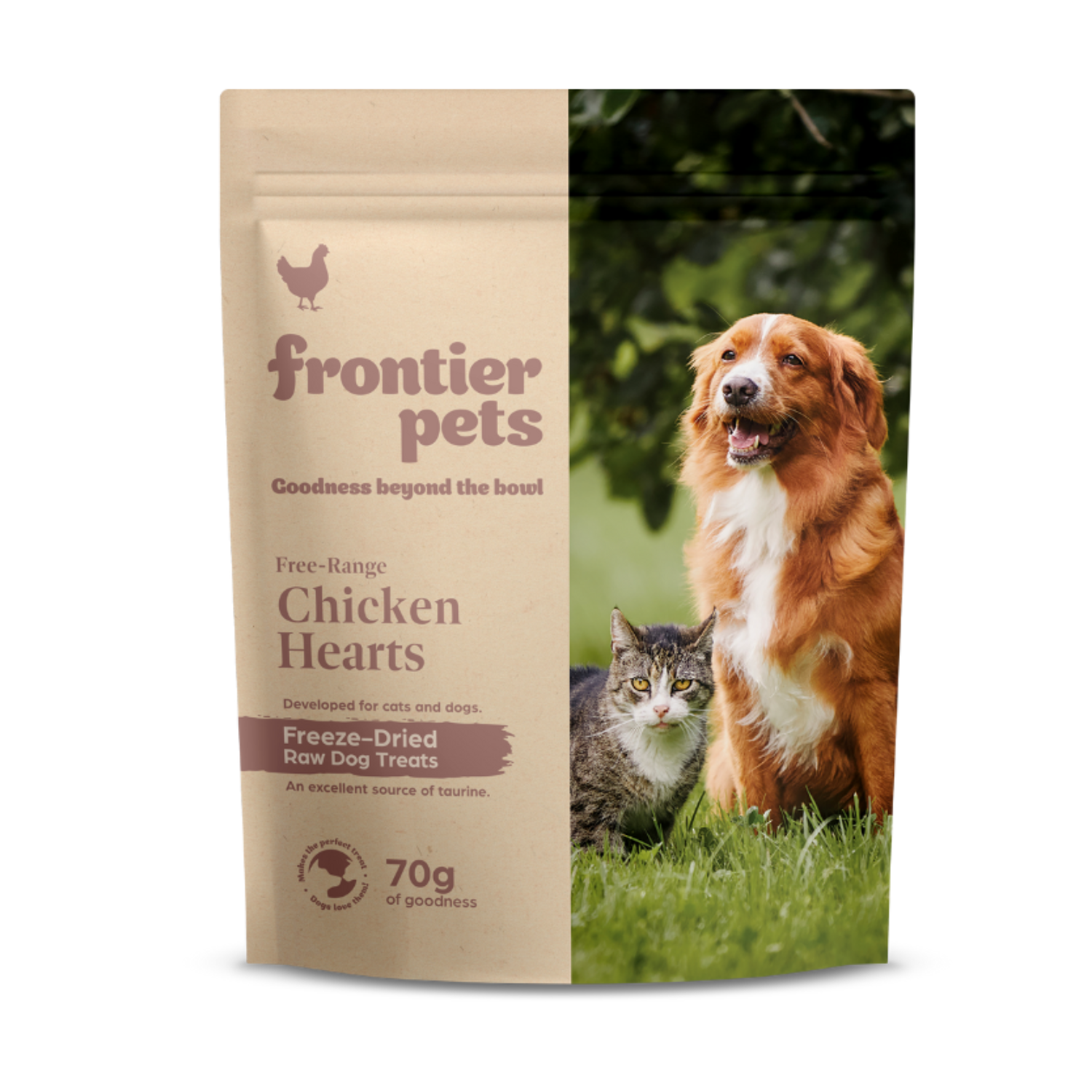 Frontier Free-Range Freeze-Dried Raw Treat - Chicken Heart