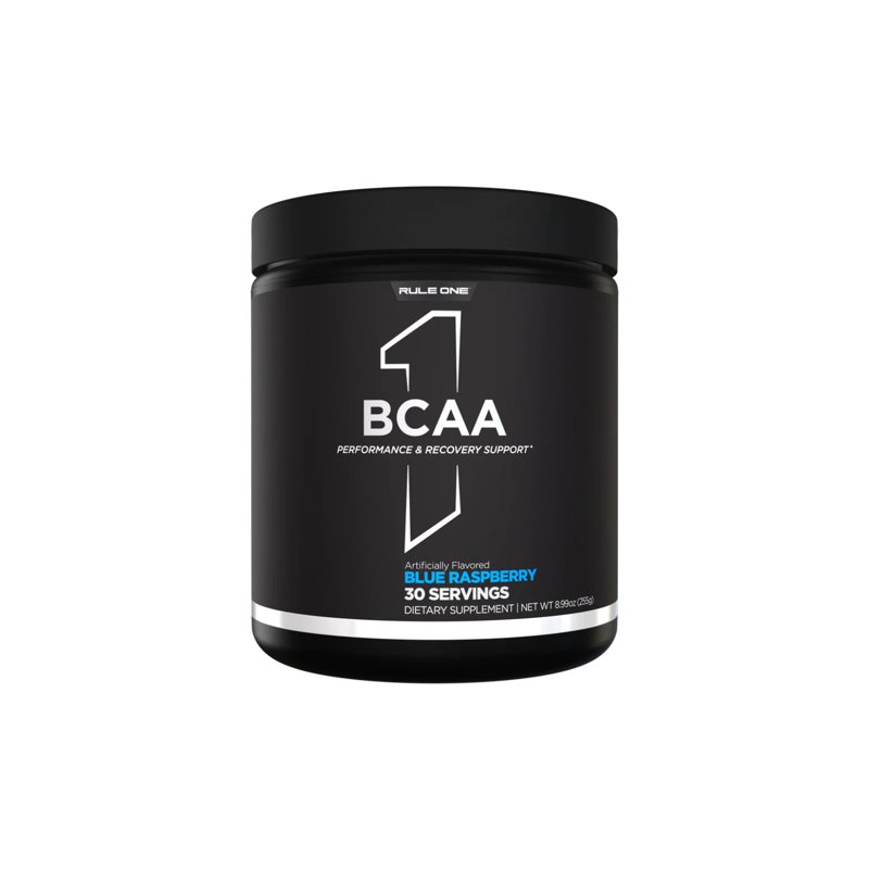 Rule1 Bcaa - Amino Acid, Muscle Performance - Blue Rasp