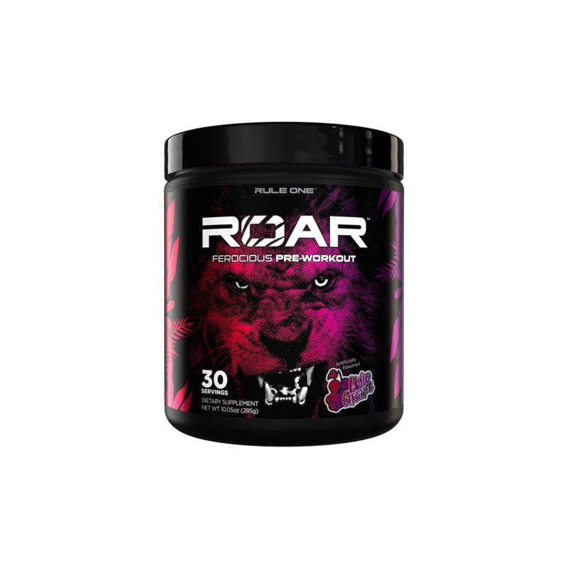 Rule1 Roar Pre-Workout - Energy, Focus, Endurance- Wild Grape