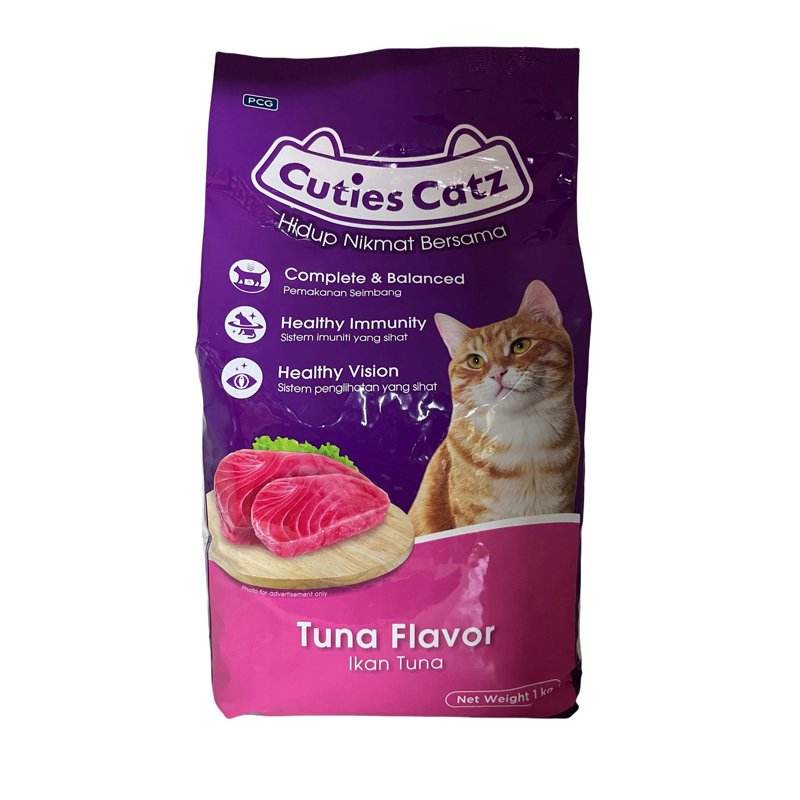 Cuties Catz Cat Dry Food - Tuna
