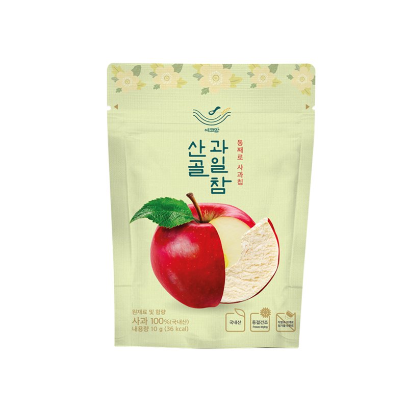 Ecomommeal Freeze Dried Fruit Chip - Korean Apple