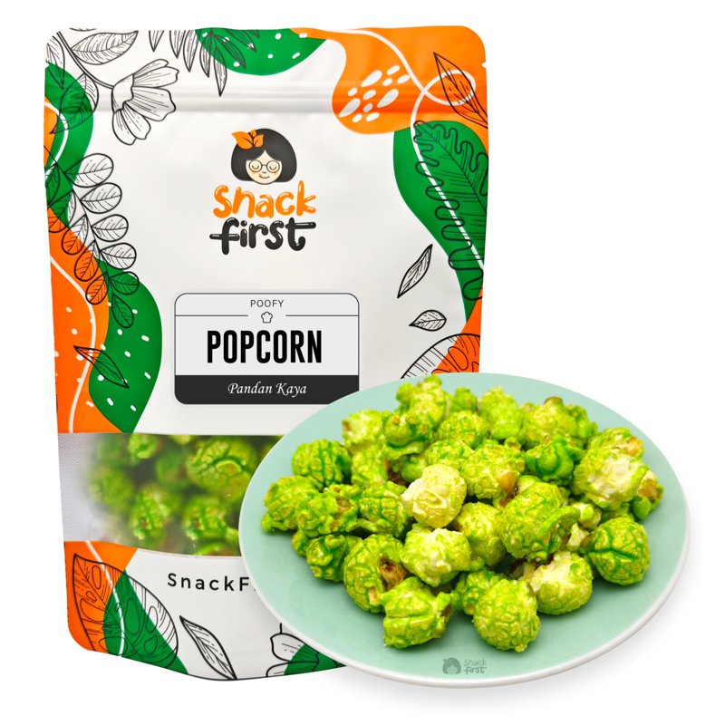 SnackFirst Poofy Selection - Pandan Kaya Poofy Popcorn