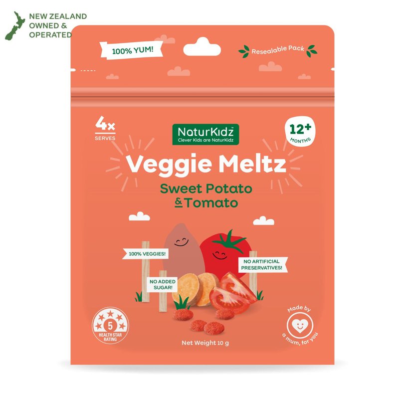 NaturKidz Veggie Meltz Tomato & Sweet Potato