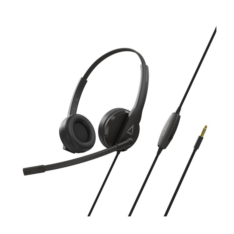 Creative HS-230 Headset with USB and 3.5 mm AUX Connectivity 1 S