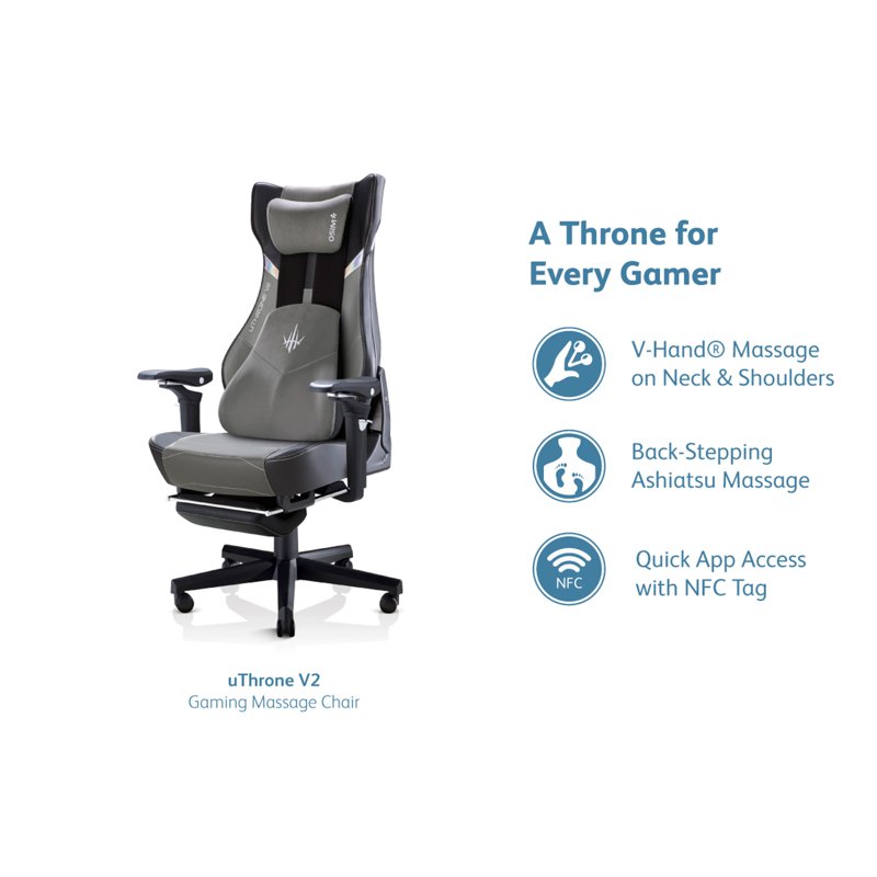 OSIM uThrone V2 (Black) Gaming Massage Chair 1 S