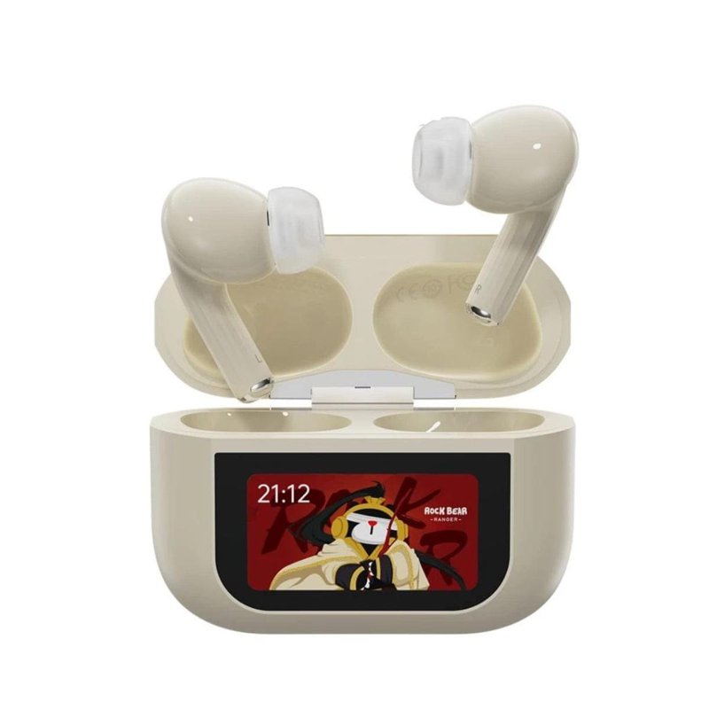 ROCK A5 Pro Smart Touch Screen ANC True Wireless Earphones 1 S