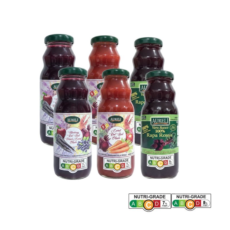Aureli Juice Mix 6 Blueberry, Beetroot, Carrot Red Beet