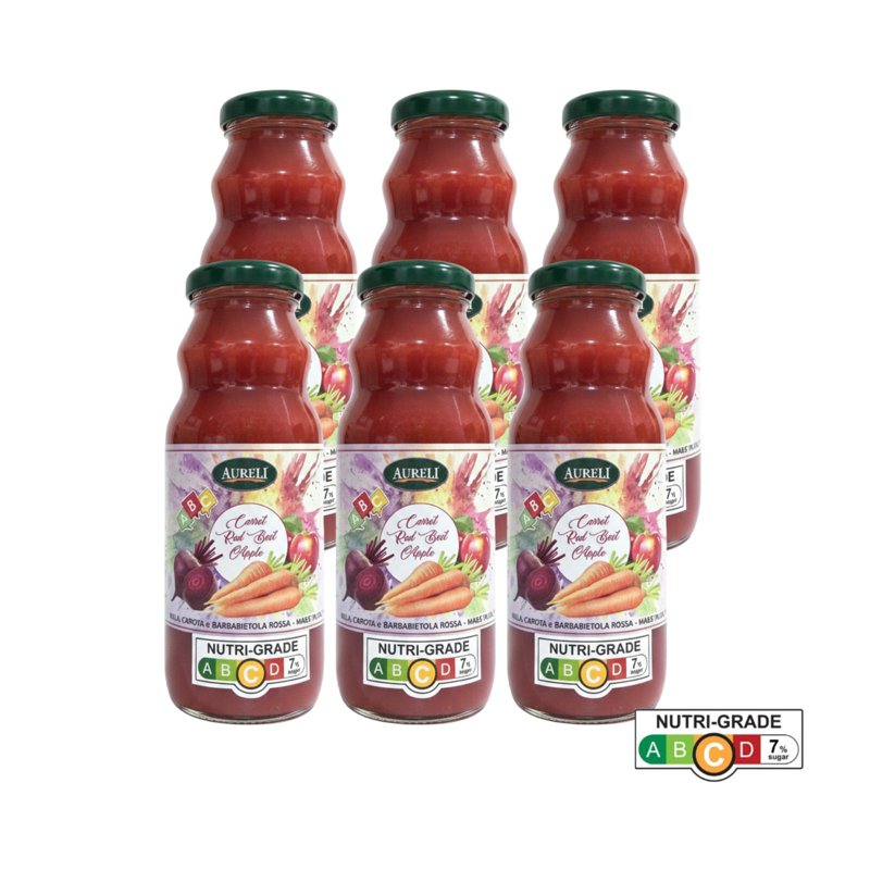 Aureli Juice Bundle 6 - Carrot Red Beet Apple Juice