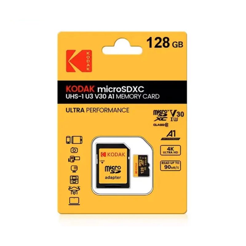 Kodak Memory Card 128gb SDHC UHS-I U3 A1 1 S